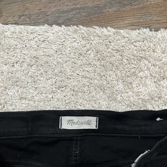 Madewell 27 Versatile Minimalist Stretch Black 10" High Rise Skinny Ankle Jeans - Picture 5 of 6